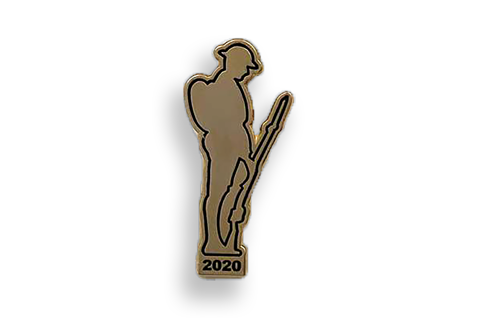 Gold Pin Transparent