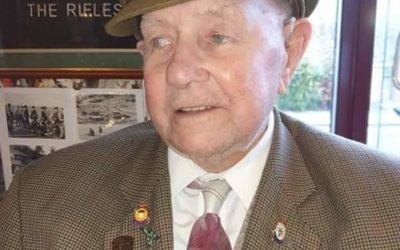 Former Royal Fusilier Tommy Trotter made Honorary Tommy Club Champion for 100th Birthday